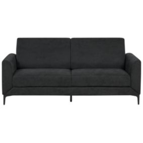 Sofa 3-osobowa czarna Fenes 1 szt.