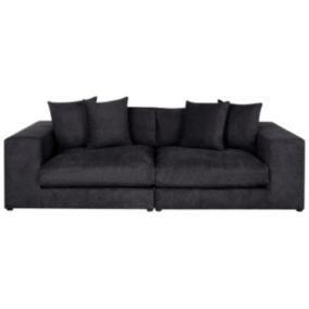 Sofa 3-osobowa czarna Glorvika ii 1 szt.