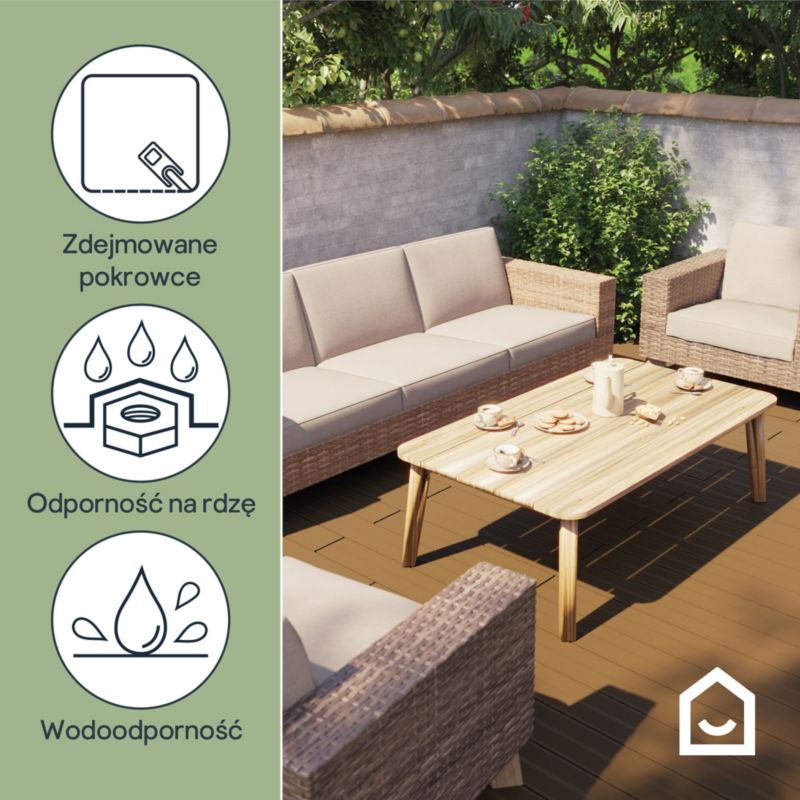 Sofa 3-osobowa GoodHome Takutea