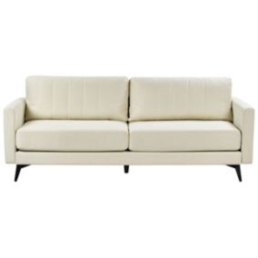 Sofa 3-osobowa jasnobeżowa Mala 1 szt.