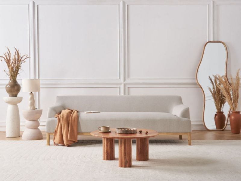 Sofa 3-osobowa jasnobeżowa Sosjo  1 szt.