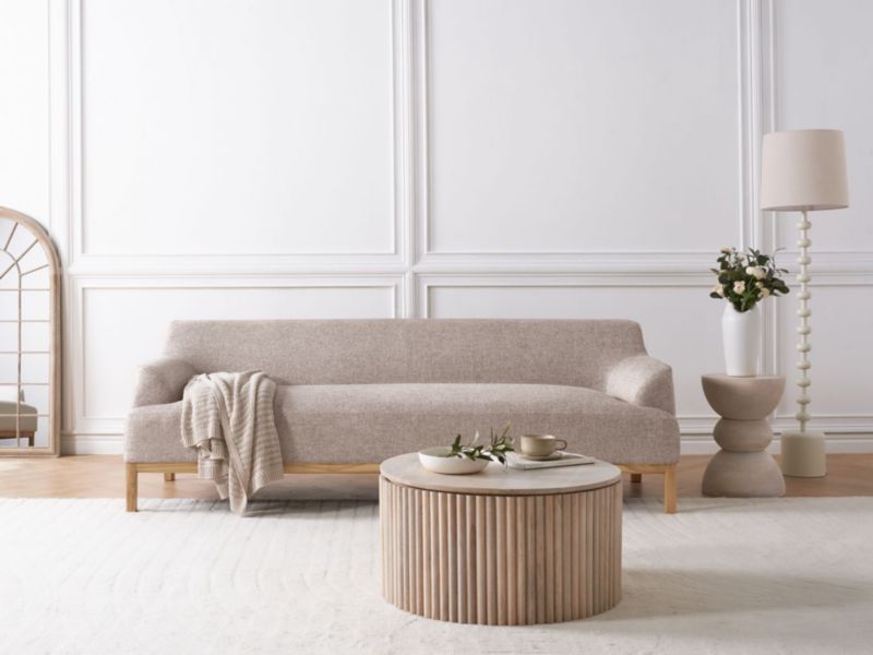 Sofa 3-osobowa jasnobrązowa Sosjo  1 szt.