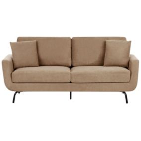 Sofa 3-osobowa jasnobrązowa Vesala 1 szt.