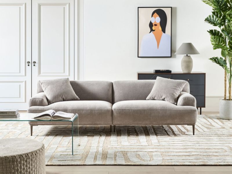 Sofa 3-osobowa jasnoszary Matila 1 szt.