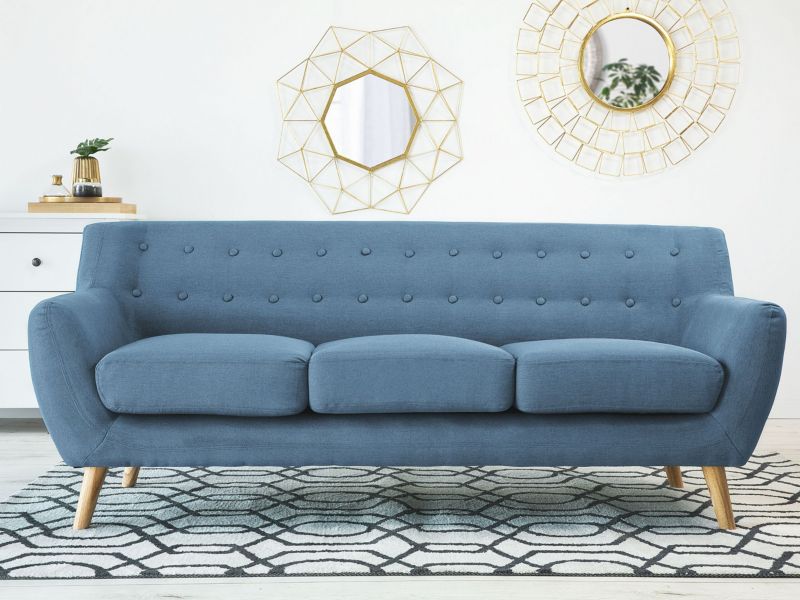 Sofa 3-osobowa niebieska Motala 1 szt.