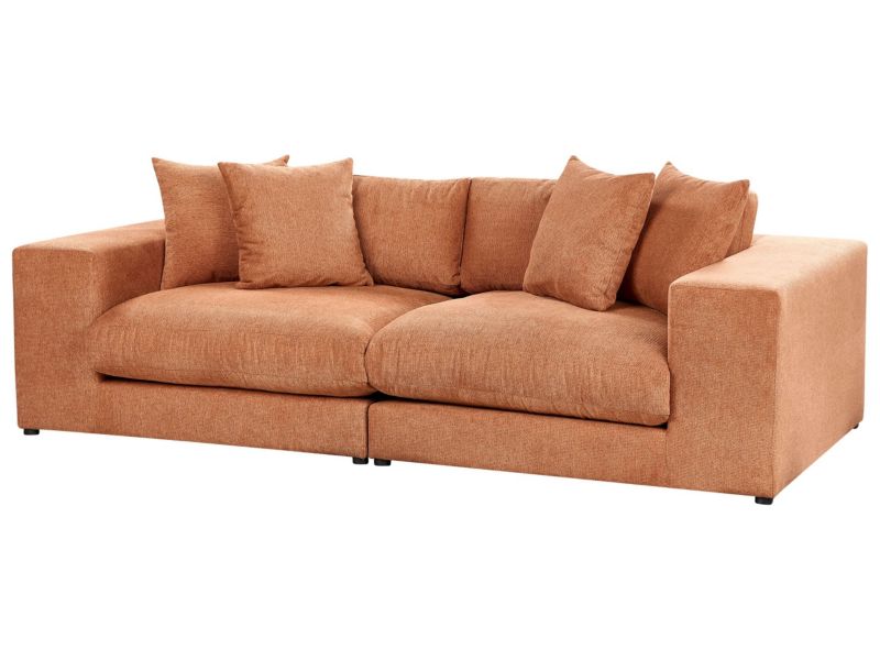 Sofa 3-osobowa pomarańczowa Glorvika ii 1 szt.