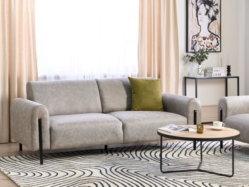 Sofa 3-osobowa szara Askim 1 szt.