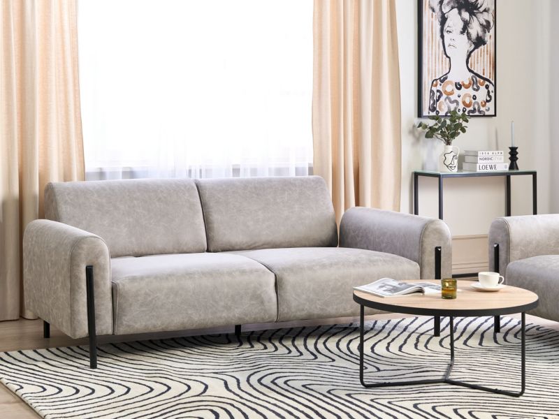 Sofa 3-osobowa szara Askim 1 szt.