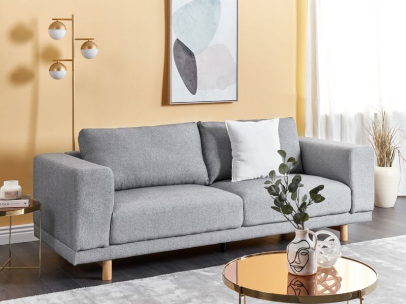Sofa 3-osobowa szara Nivala 1 szt.