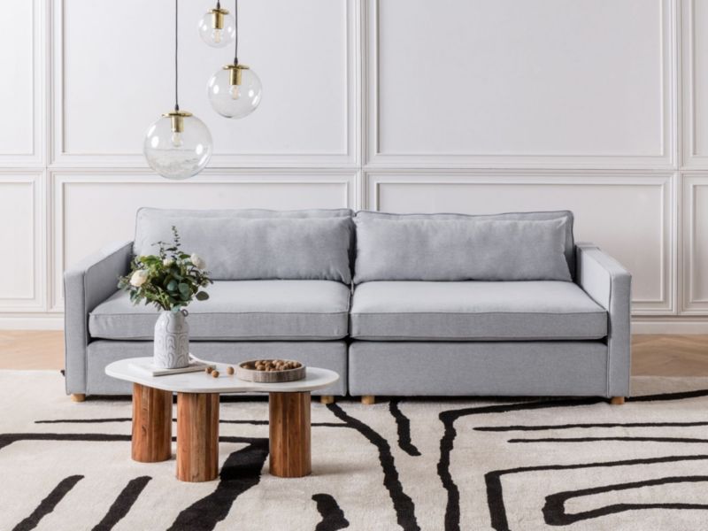 Sofa 3-osobowa szara Vinstra 1 szt.