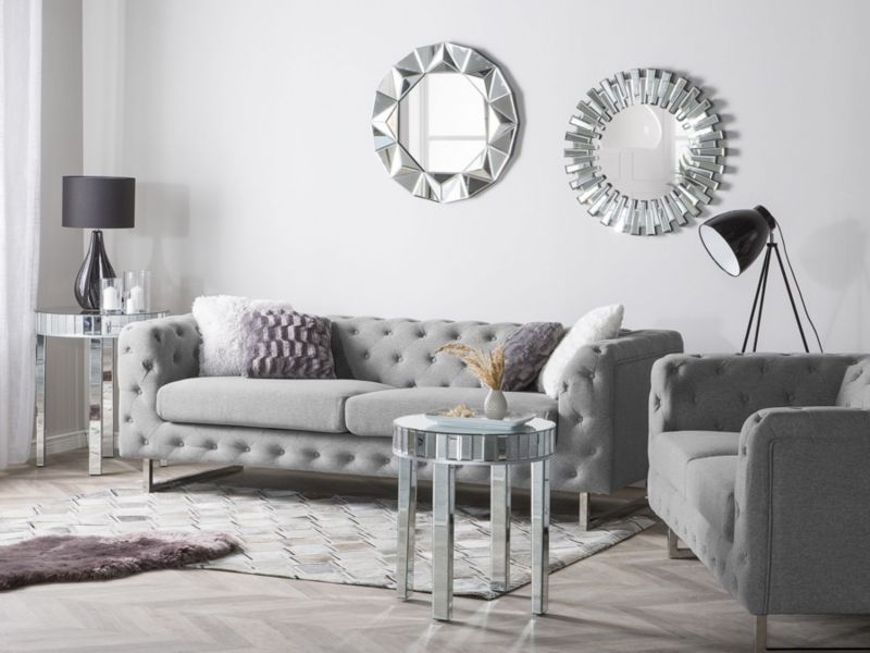 Sofa 3-osobowa szara Vissland 1 szt.