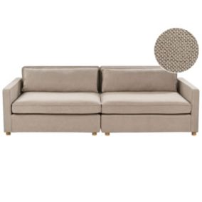 Sofa 3-osobowa szarobeżowa Vinstra 1 szt.