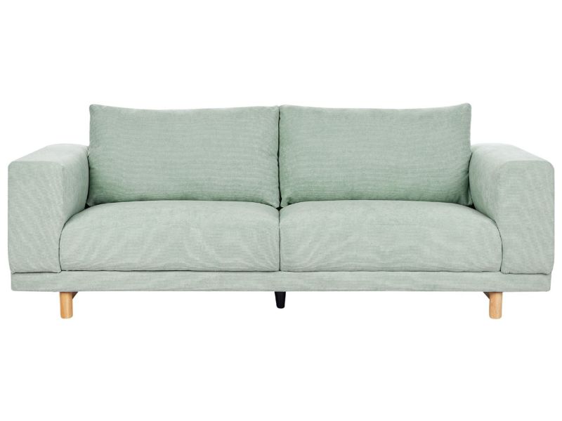 Sofa 3-osobowa sztruksowa zielona Nivala 1 szt.
