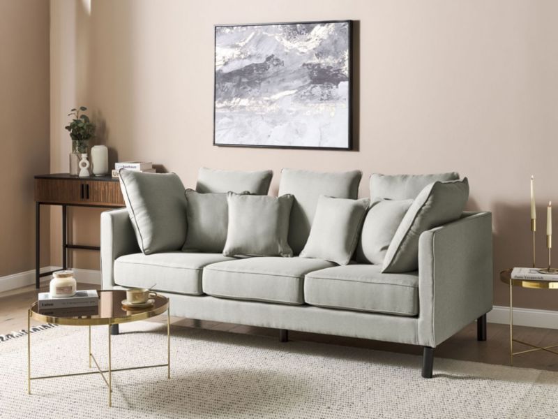Sofa 3-osobowa tapicerowana szara Fenstad 1 szt.