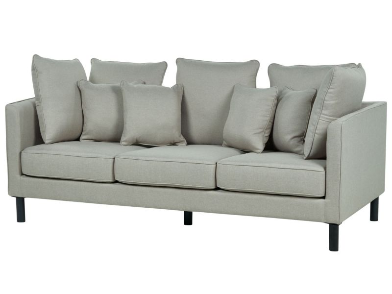 Sofa 3-osobowa tapicerowana szara Fenstad 1 szt.