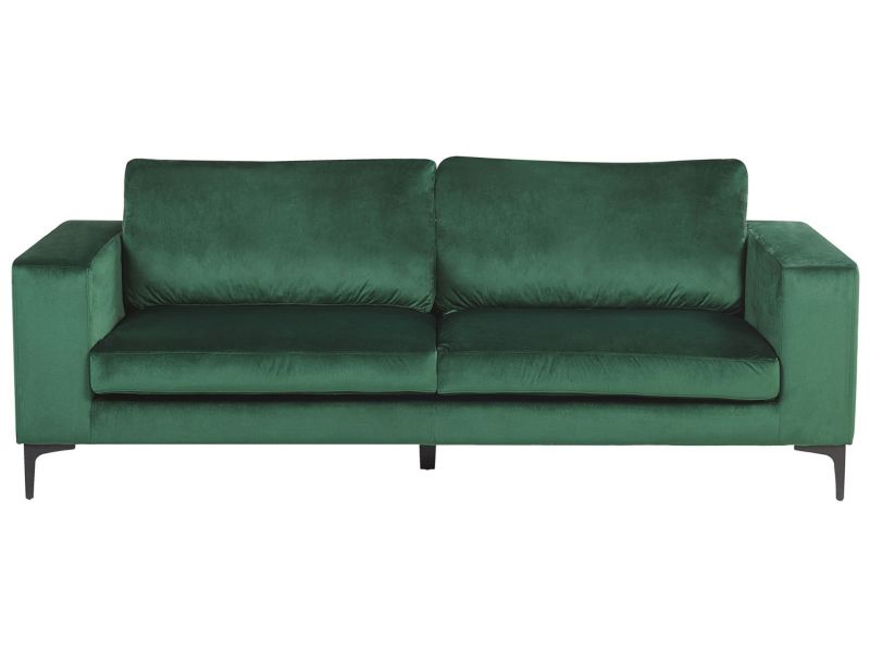 Sofa 3-osobowa welurowa zielona Vadstena  1 szt.