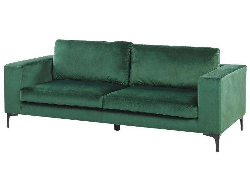 Sofa 3-osobowa welurowa zielona Vadstena  1 szt.