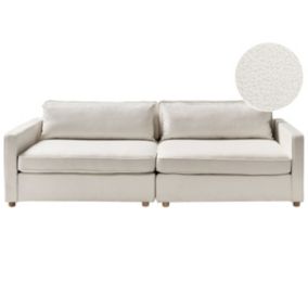 Sofa 3-osobowa złamana biel boucle Vinstra 1 szt.