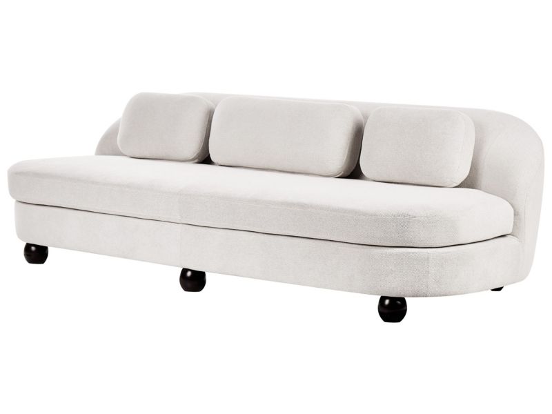 Sofa 3-osobowa złamana biel Fansen 1 szt.