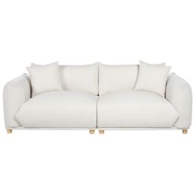 Sofa 3-osobowa złamana biel Luvos 1 szt.