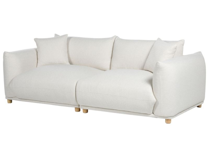 Sofa 3-osobowa złamana biel Luvos 1 szt.