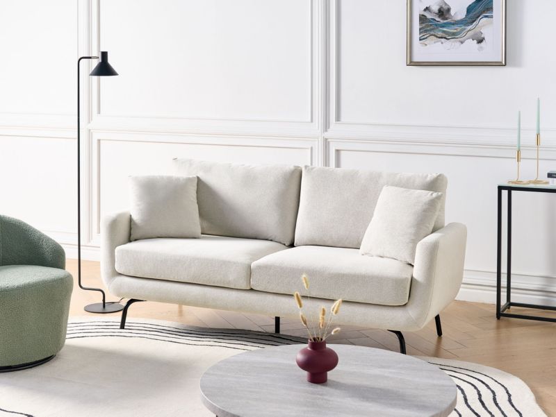 Sofa 3-osobowa złamana biel Vesala 1 szt.