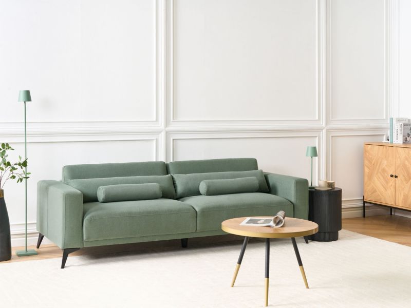 Sofa 3-osobowa zielona Ange 1 szt.