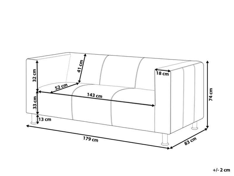 Sofa 3-osobowa zielona Floro 1 szt.