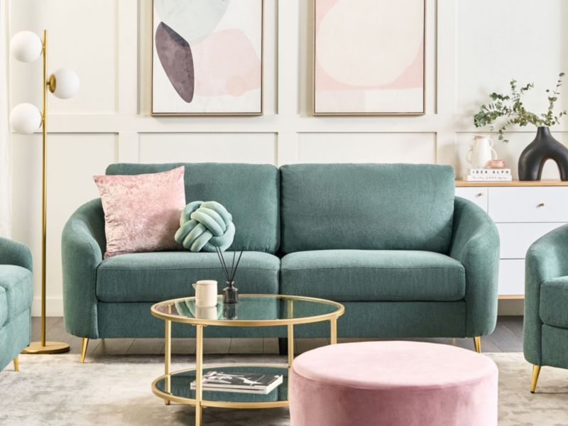Sofa 3-osobowa zielona Trosa 1 szt.