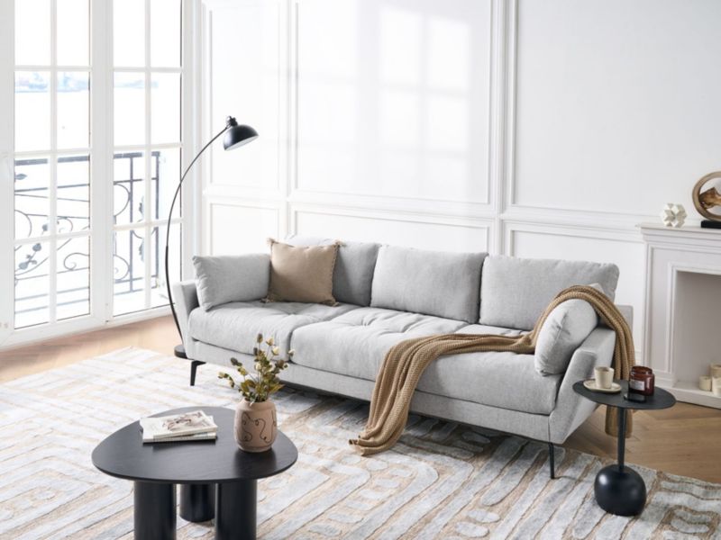 Sofa 4-osobowa szara Nenola 1 szt.