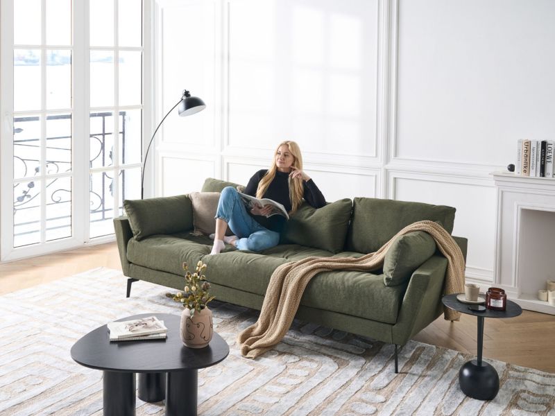 Sofa 4-osobowa zielona Nenola 1 szt.