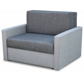 Sofa amerykanka rozkładana Bonni Tedi 1 Szara/Grafitowa 1 szt.
