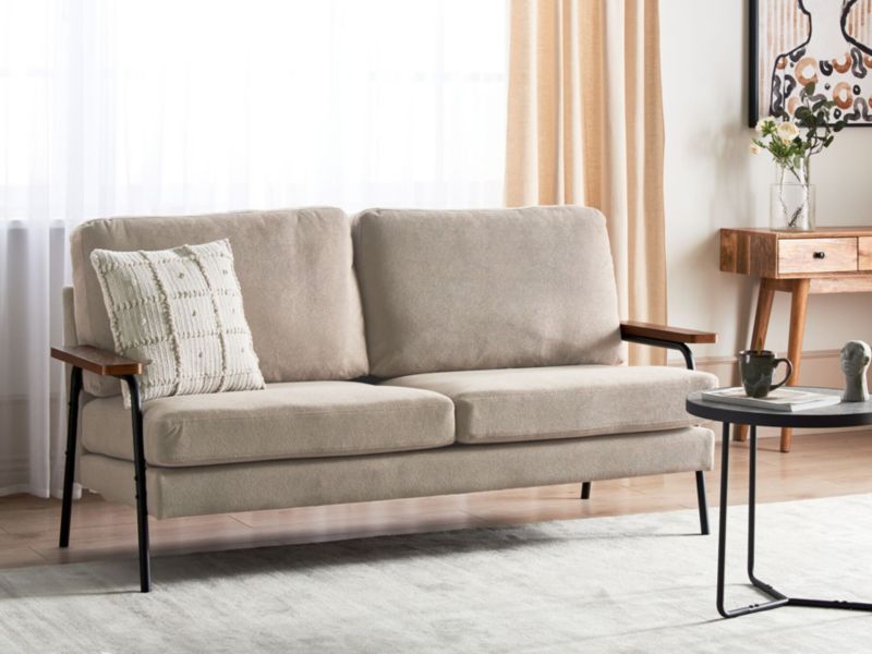 Sofa beżowoszara Akranes 1 szt.