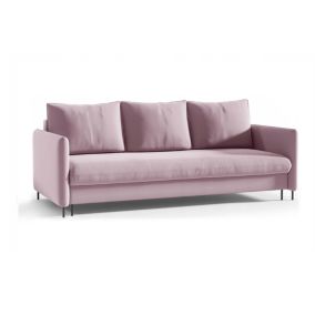 Sofa Bettso Belis 216 x 91 cm z funkcją spania różowa 1szt.