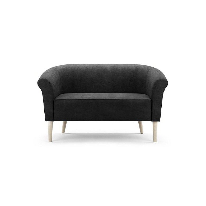 Sofa Bettso Pero 2 132 cm z miękkim oparciem czarna 1szt.