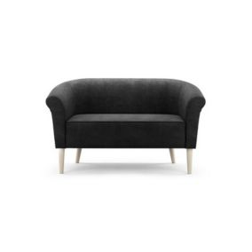 Sofa Bettso Pero 2 132 cm z miękkim oparciem czarna 1szt.