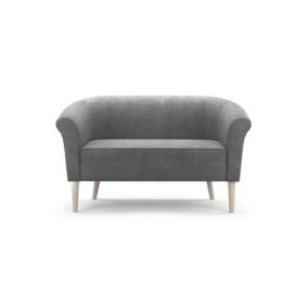 Sofa Bettso Pero 2 132 cm z miękkim oparciem szara 1szt.