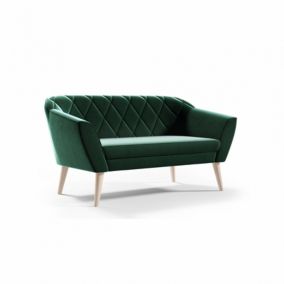 Sofa Bettso Viva 2 140 cm z miękkim oparciem zielony 1szt.