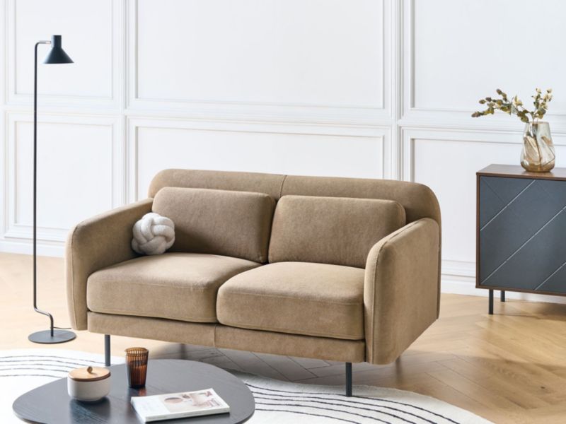 Sofa brązowa 2-osobowa Liland 1 szt.