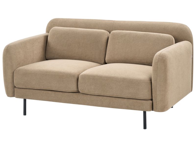 Sofa brązowa 2-osobowa Liland 1 szt.