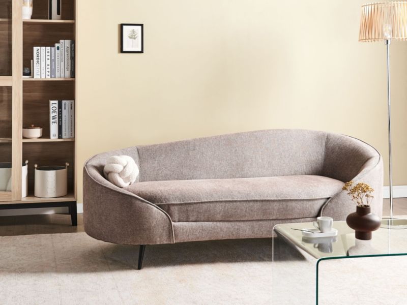 Sofa brązowa 3-osobowa Savar 1 szt.