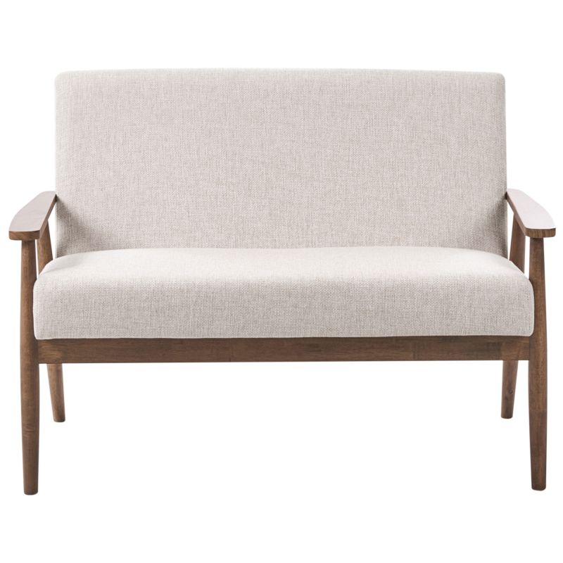 Sofa dla 2 osób Esrum Ciemny brąz/ beżowy 1 szt.