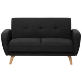 Sofa dwuosobowa Florli Czarny 1 szt.