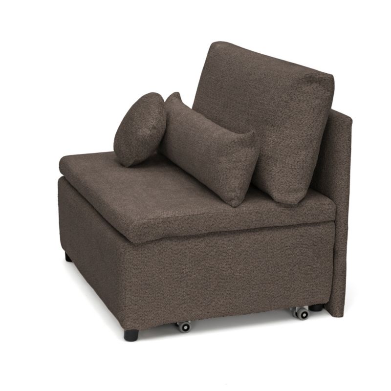 Sofa dwuosobowa z funkcją spania MebleMWM ELITTE anthology 07 boucle poduszki w zestawie 1 szt.