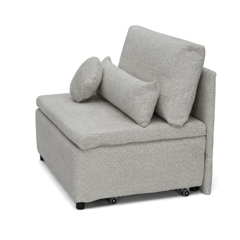 Sofa dwuosobowa z funkcją spania MebleMWM ELITTE anthology 17 boucle poduszki w zestawie 1 szt.