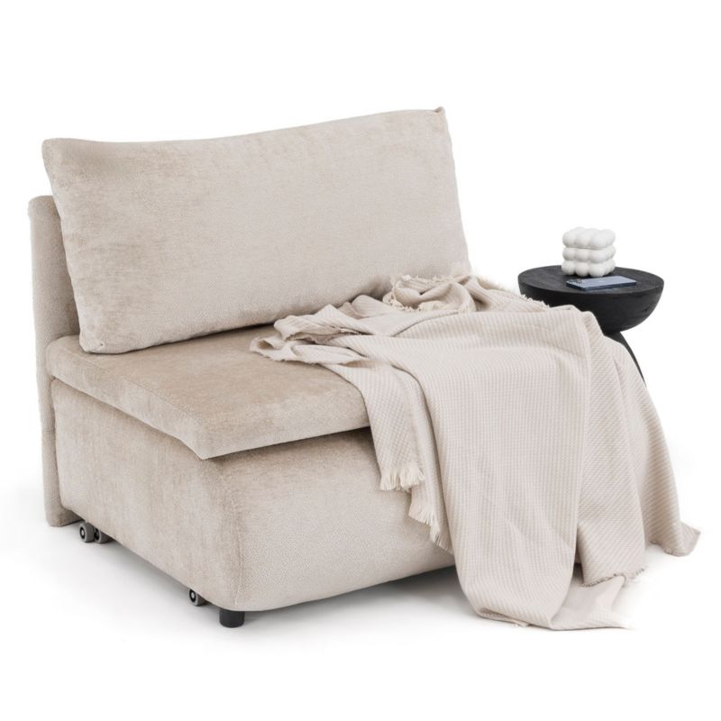 Sofa dwuosobowa z funkcją spania MebleMWM PETITE 100 aphrodite 03 boucle 1 szt.