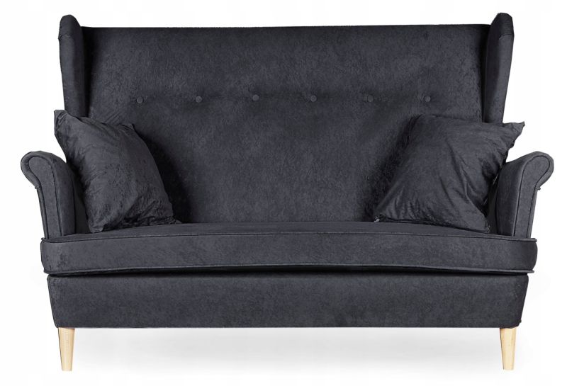 Sofa kanapa uszak do salonu nierozkładana Family Meble ARI  czarny  1szt