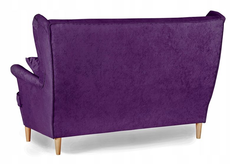 Sofa kanapa uszak do salonu nierozkładana Family Meble ARI fioletowa 1szt
