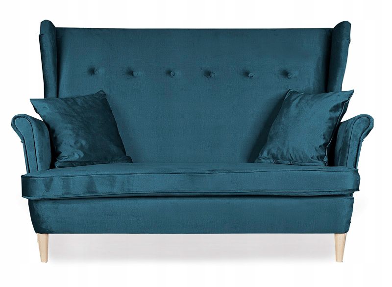 Sofa kanapa uszak do salonu nierozkładana Family Meble ARI niebieski 1szt