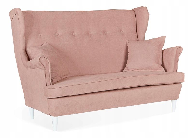 Sofa kanapa uszak do salonu nierozkładana Family Meble ARI  pudrowy róż 1szt